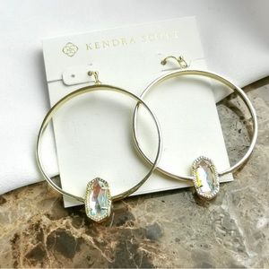 Kendra Scott Elora gold hoops
